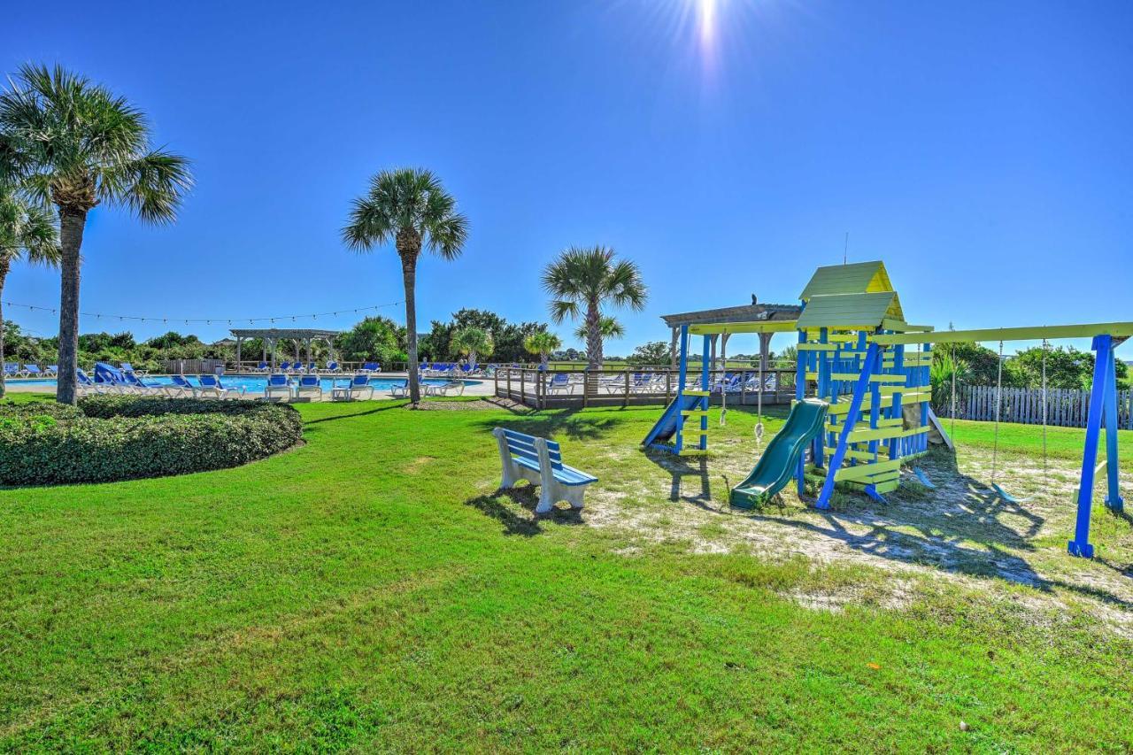 Harbor Island Condo With Deck - Steps To Beach! Oceanmarsh Subdivision Екстер'єр фото