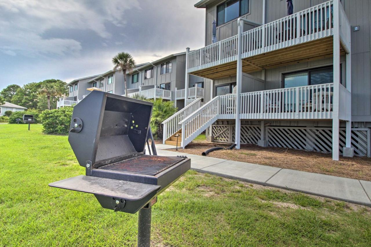 Harbor Island Condo With Deck - Steps To Beach! Oceanmarsh Subdivision Екстер'єр фото