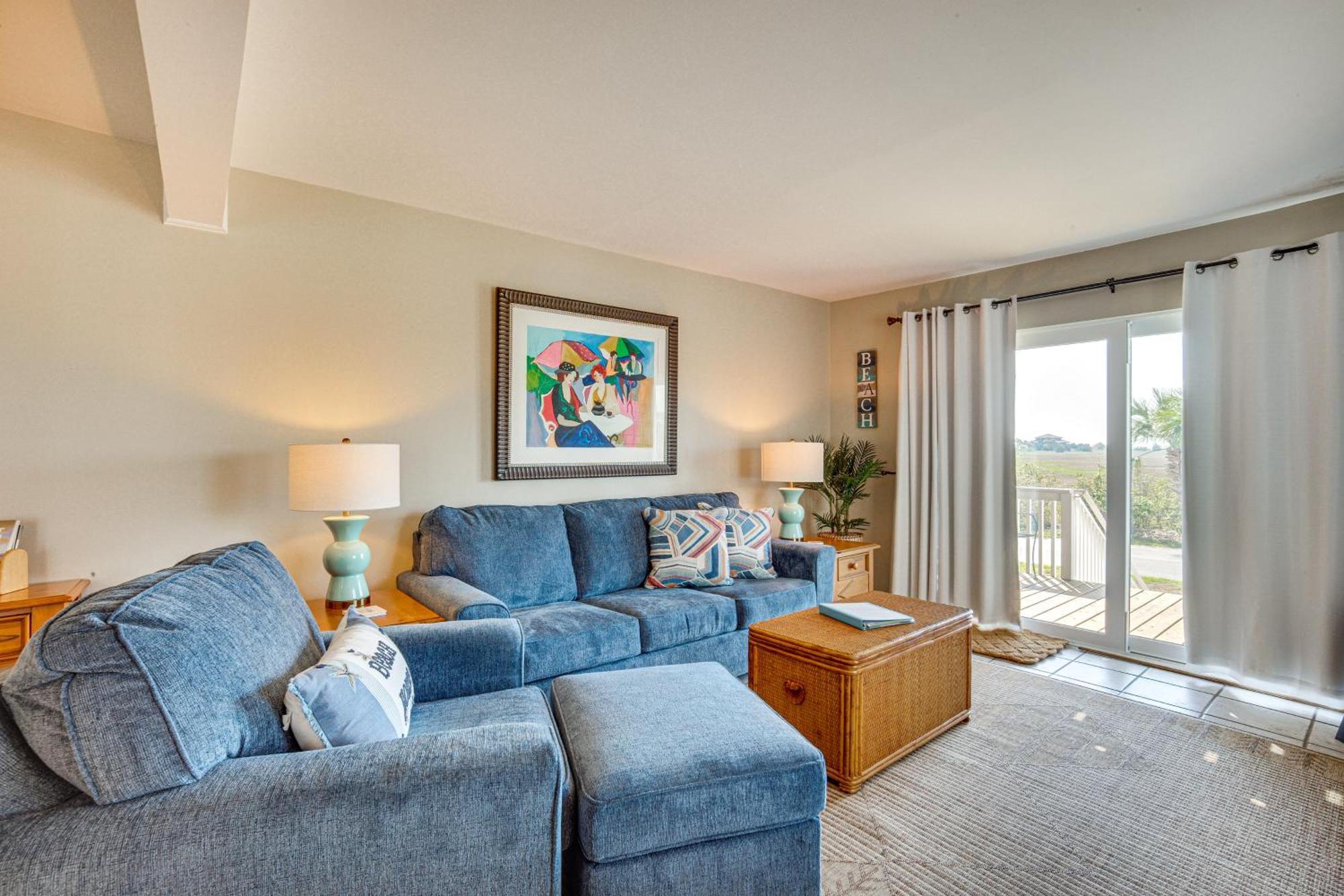 Harbor Island Condo With Deck - Steps To Beach! Oceanmarsh Subdivision Екстер'єр фото