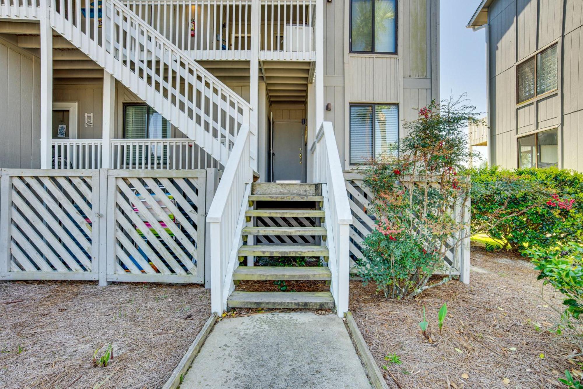 Harbor Island Condo With Deck - Steps To Beach! Oceanmarsh Subdivision Екстер'єр фото