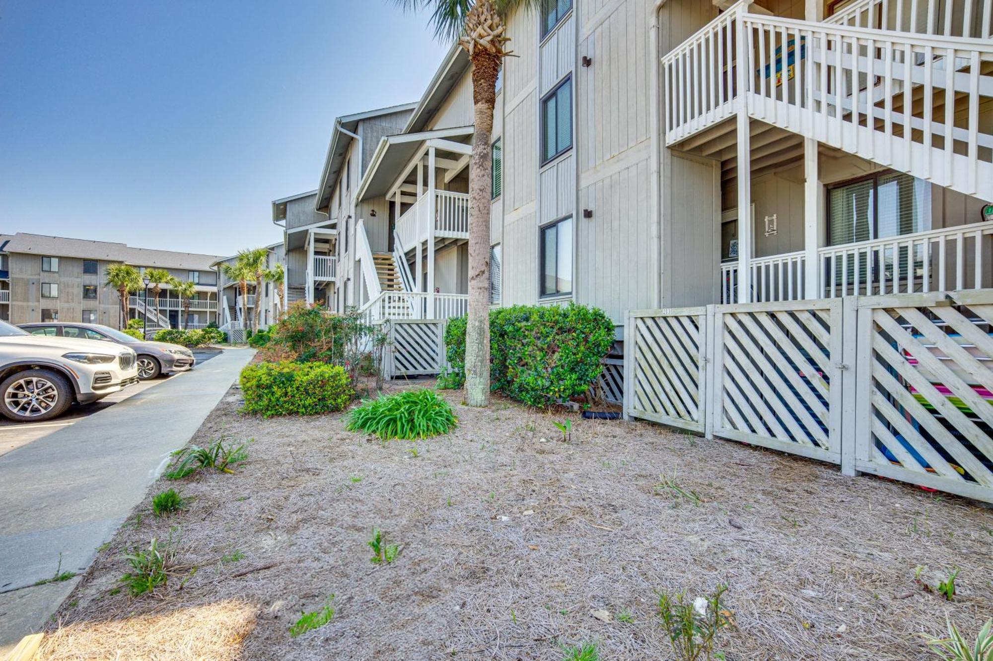 Harbor Island Condo With Deck - Steps To Beach! Oceanmarsh Subdivision Екстер'єр фото