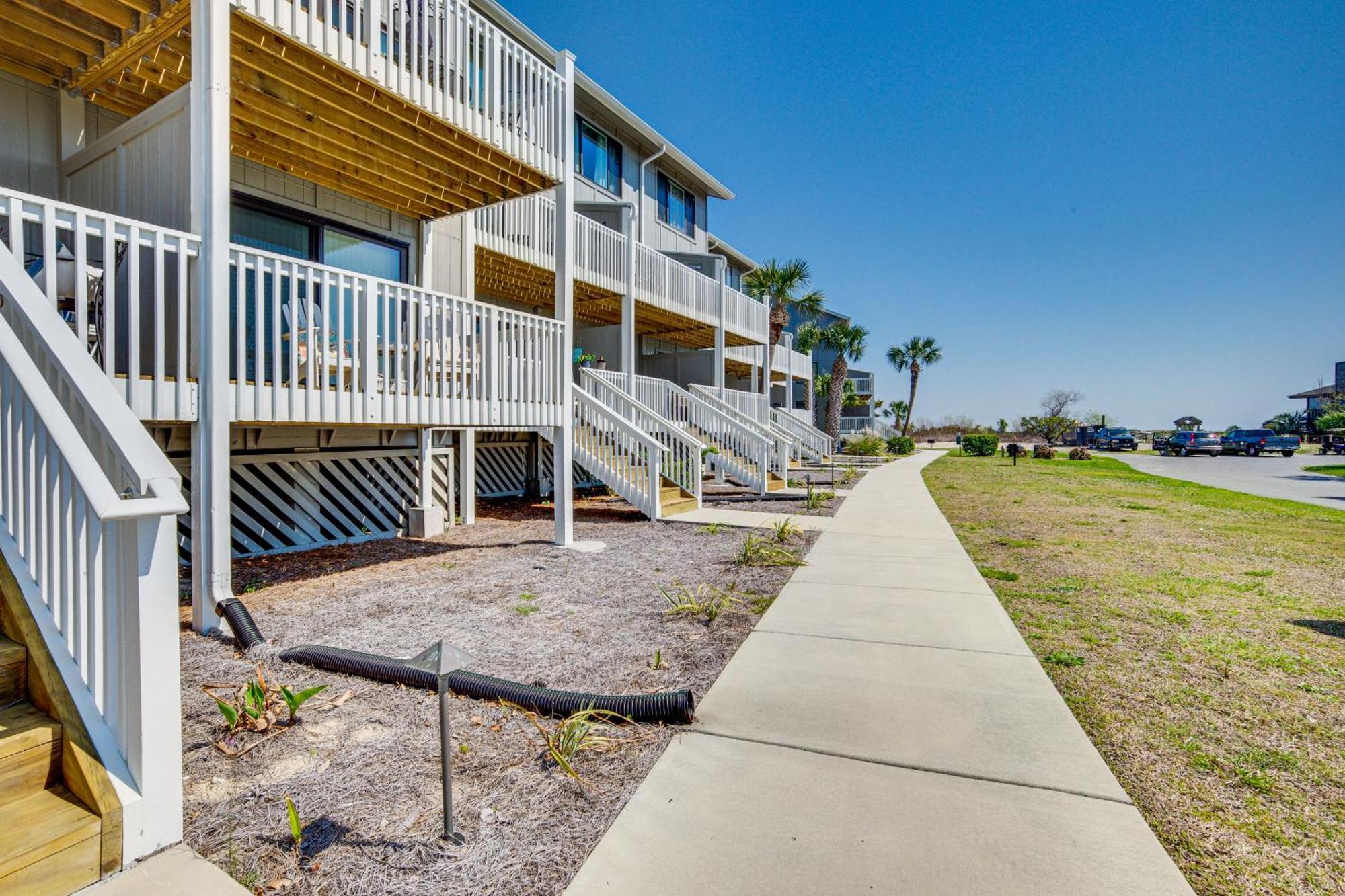 Harbor Island Condo With Deck - Steps To Beach! Oceanmarsh Subdivision Екстер'єр фото
